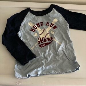 Kids baseball home run hero shirt